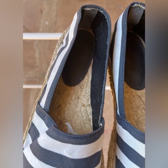 Rebecca Minkoff Espadrilles Navy White Stripe Alpargatas size 7 - Picture 2 of 6